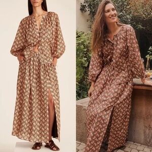 J Crew Collection Ratti Prism Floral Spring Blouse Skirt Set